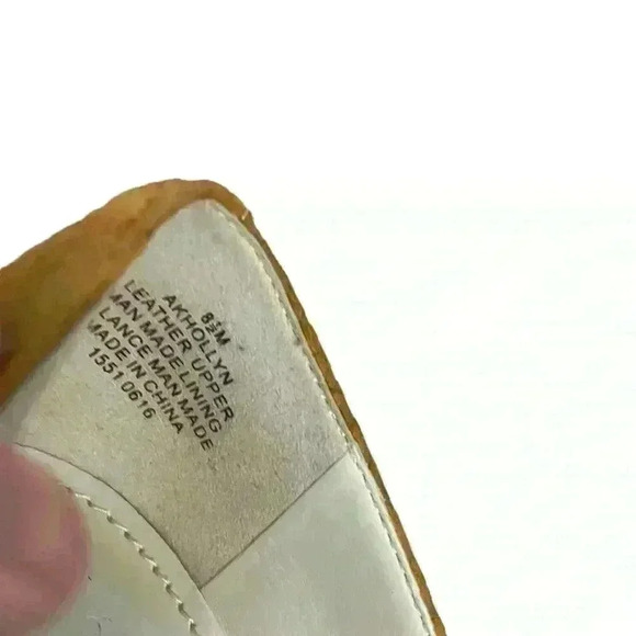 ANNE KLEIN Woman’s Hollyn  Snake Embossed Suede Pump Size 8.5​ - Picture 6 of 8